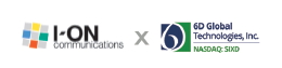 (왼쪽부터)아이온커뮤니케이션즈 로고, 6D Global Technologies 로고