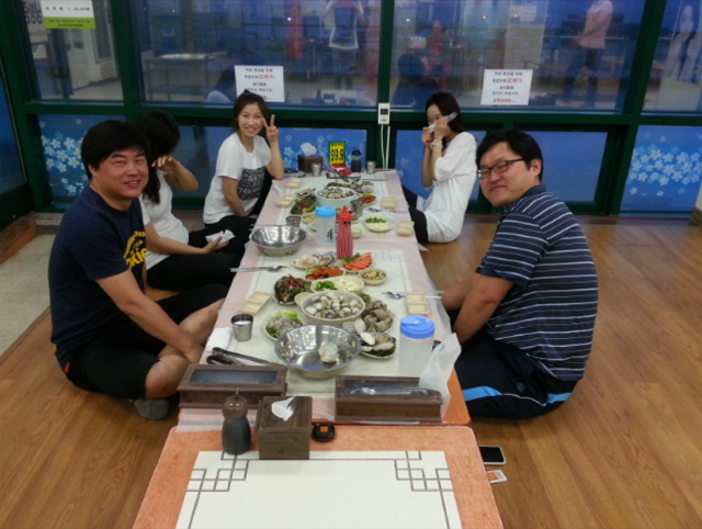 참마실 동호회 단체사진